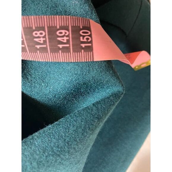 Vintage Tailored Sir for Her Wool Suit Christmas Holiday Green-Measures … - Picture 10 of 12